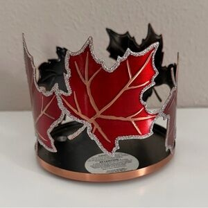 Bath & Body Works Autumn Maple Leaf 3-Wick Candle Holder